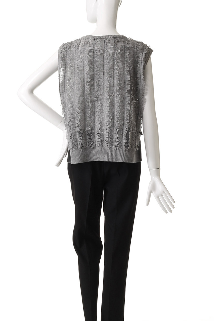 ANAYI 2025 今季　コットンフリンジバイアス プルオーバー ANAYI ニット セーター コットンフリンジバイアス プルオーバー