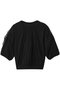 チュールレイヤードパフプルオーバー アナイ/ANAYI ブラック