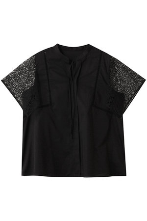 アナイ/ANAYIのケミカルレーススリーブコンビブラウス(110400/110402)