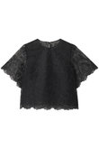 レースフラワーチュールTブラウス