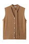 スーパーFメリノタイ付ベスト アナイ/ANAYI キャメル