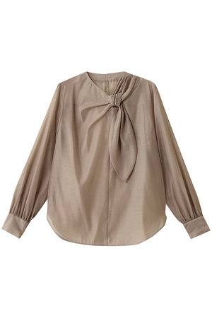 アナイ/ANAYIのオーガンジーツイストボウブラウス(110400/110403)