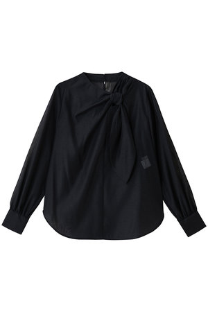 アナイ/ANAYIのオーガンジーツイストボウブラウス(110400/110403)