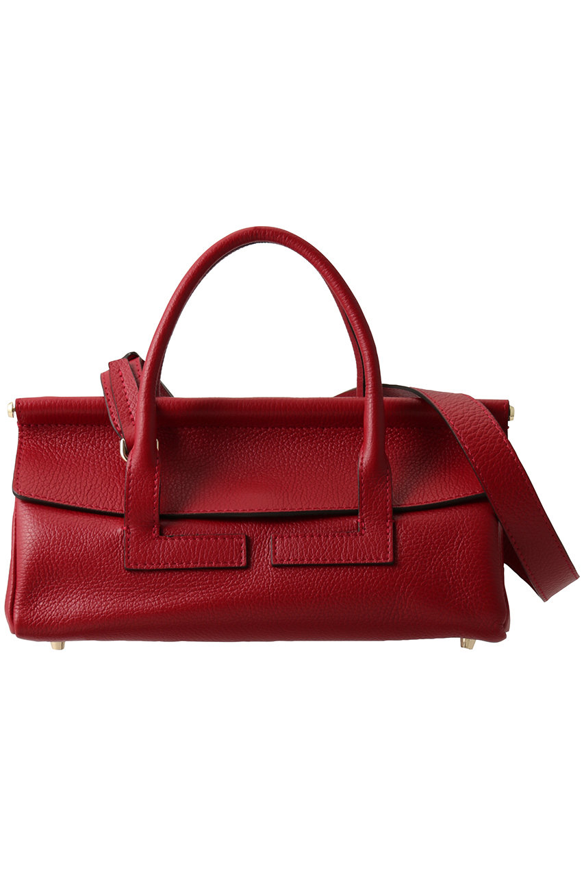 ANAYI IスクエアフラップハンドBAG (レッド, 1) アナイ ELLE SHOP