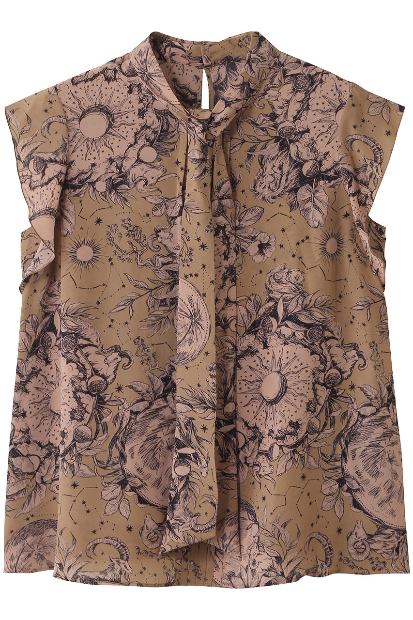 ANAYI コンスティレイションPTボウタイブラウス (ベージュ, 38) アナイ ELLE SHOP