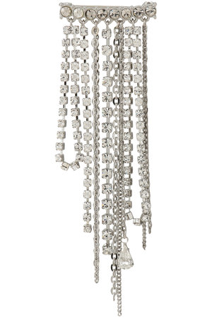 アナイ/ANAYIのクリスタル×チェーンブローチ(150500/150502)