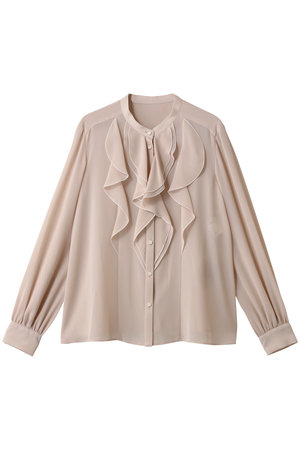 アナイ/ANAYIのジョーゼットバイカラーラッフルブラウス(110400/110403)