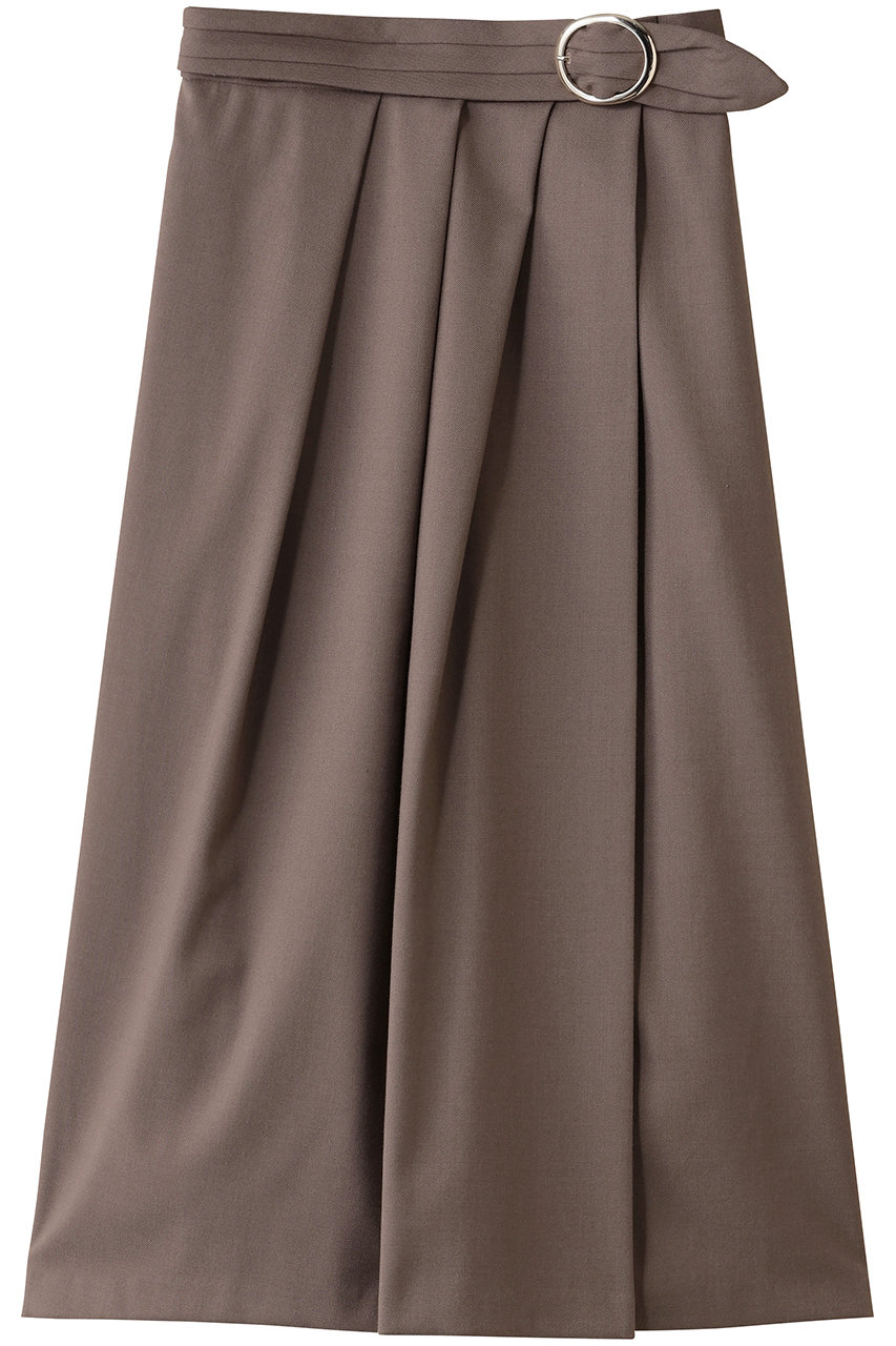 ANAYI ソフトサキソニーアシメタックスカート (モカ, 36) アナイ ELLE SHOP ANAYI ソフトサキソニーアシメタックスカート (モカ, 36) アナイ ELLE SHOP