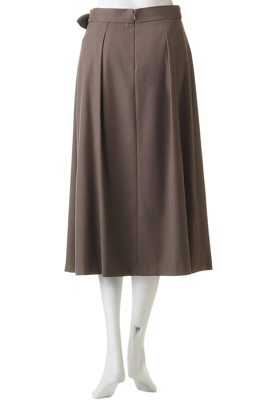 ANAYI(アナイ)｜ソフトサキソニーアシメタックスカート/モカ の通販