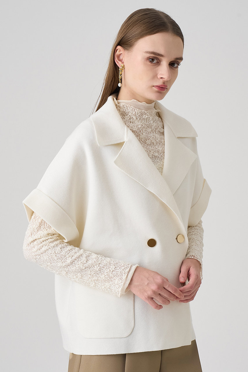 アナイ ANAYI ジレ ANAYI(アナイ)｜リネンライクビエラショートジレ