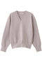 ボリュームショルダーVプルオーバー アナイ/ANAYI グレージュ