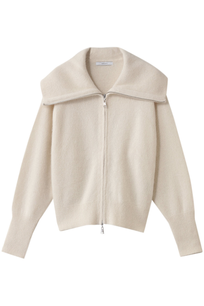 フラッフィジップアップカーディガン