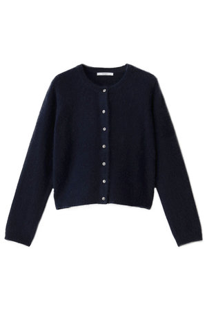 完売品　アナイ　2022AW ベビーアルパカブルゾン　黒　カーディガン　ニット 完売品 アナイ 2022AW ベビーアルパカブルゾン 黒 カーディガン