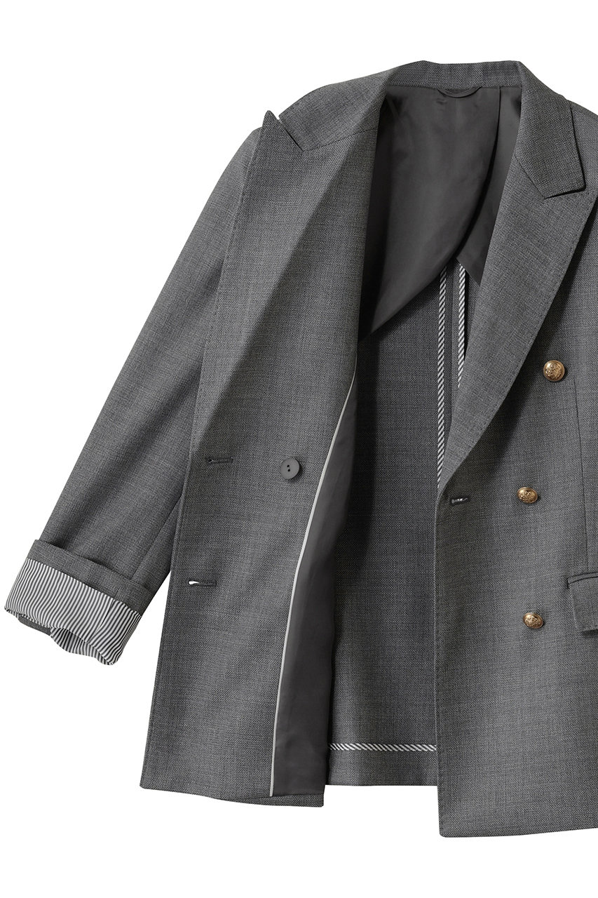 ANAYI(アナイ)｜ウールオックスダブルジャケット/グレー の通販