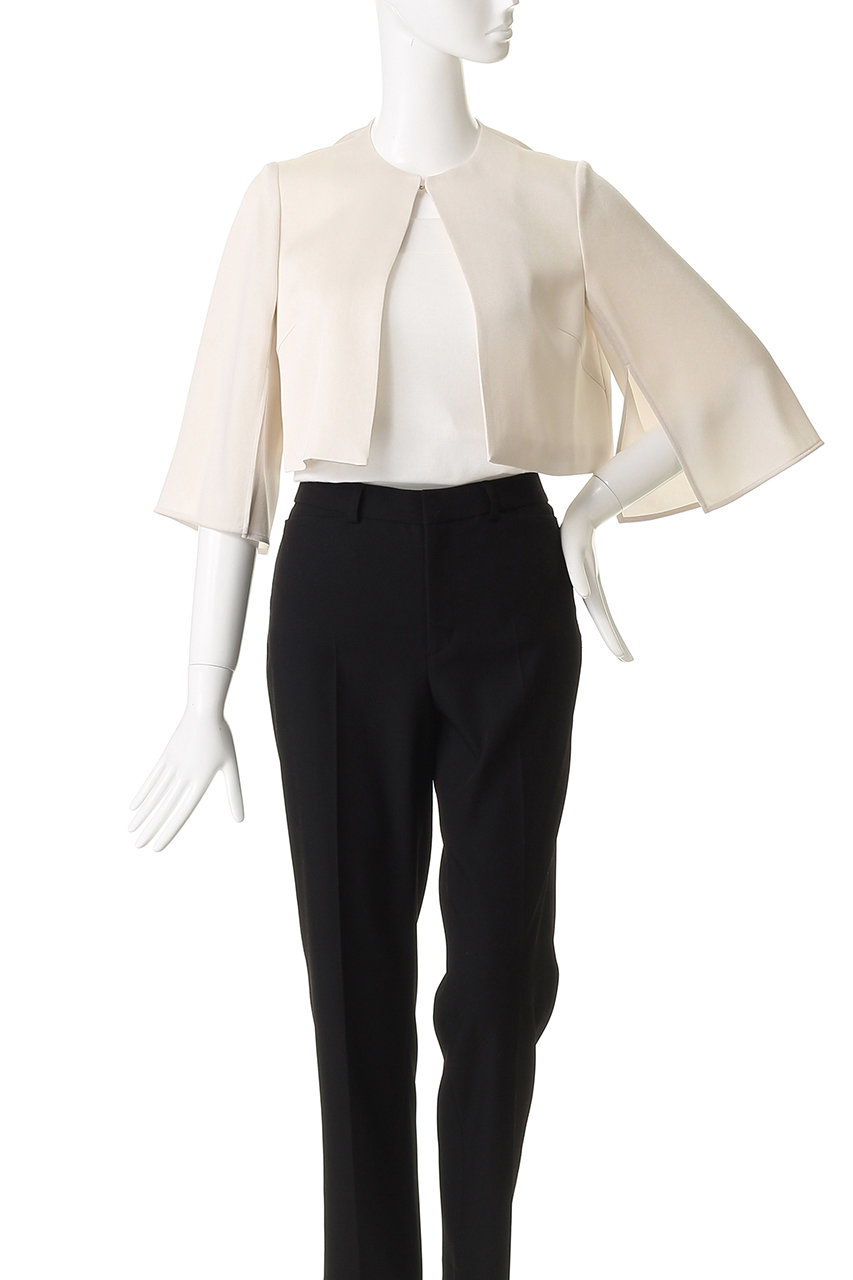 ANAYI(アナイ)｜トリアセサテンボレロジャケット/アイボリー の通販