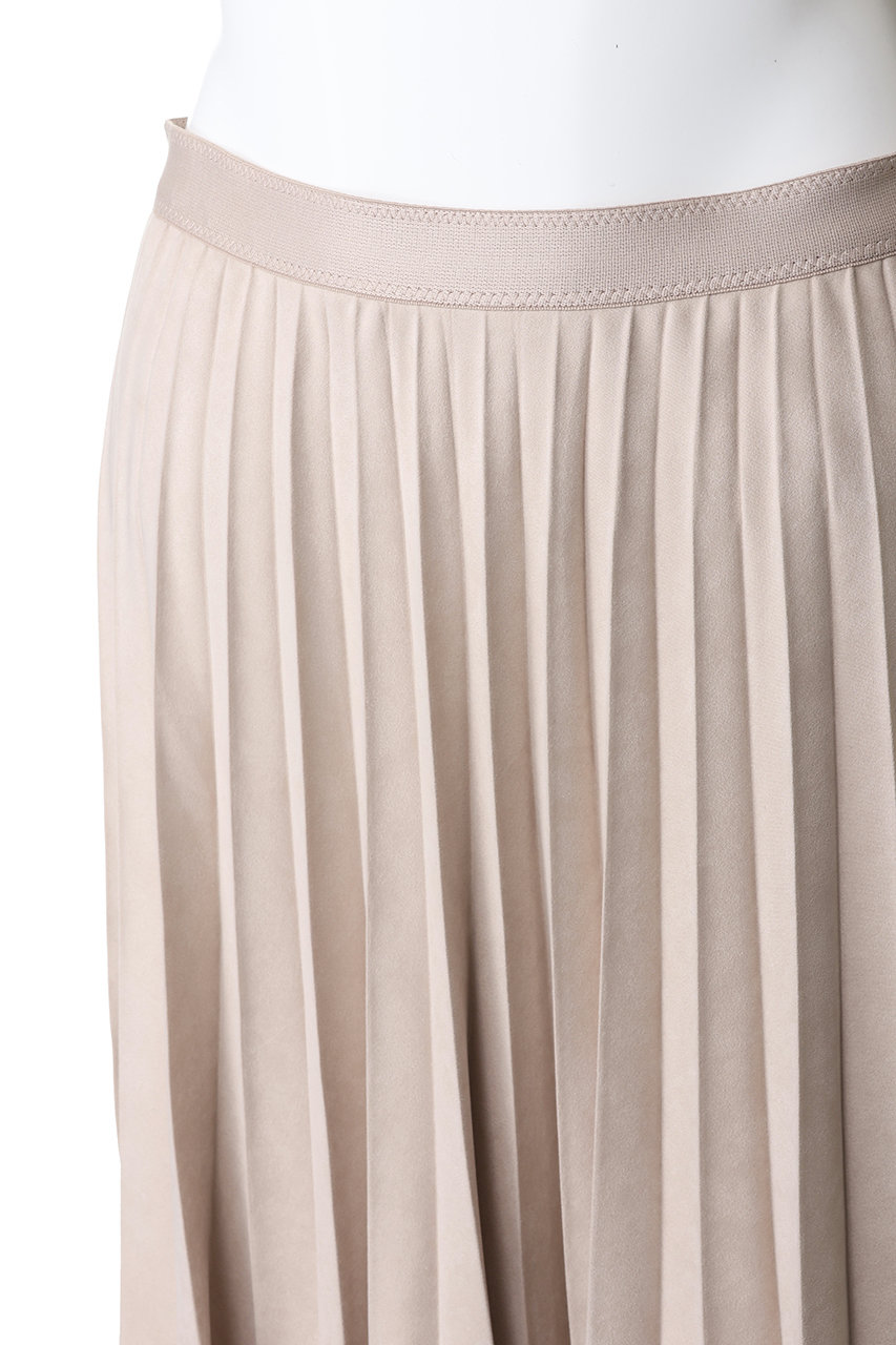 alo ホワイト プリーツスカート 新品タグ付き エルフランク ELFRANK ヨーク切り替えロングタックスカート【洗える