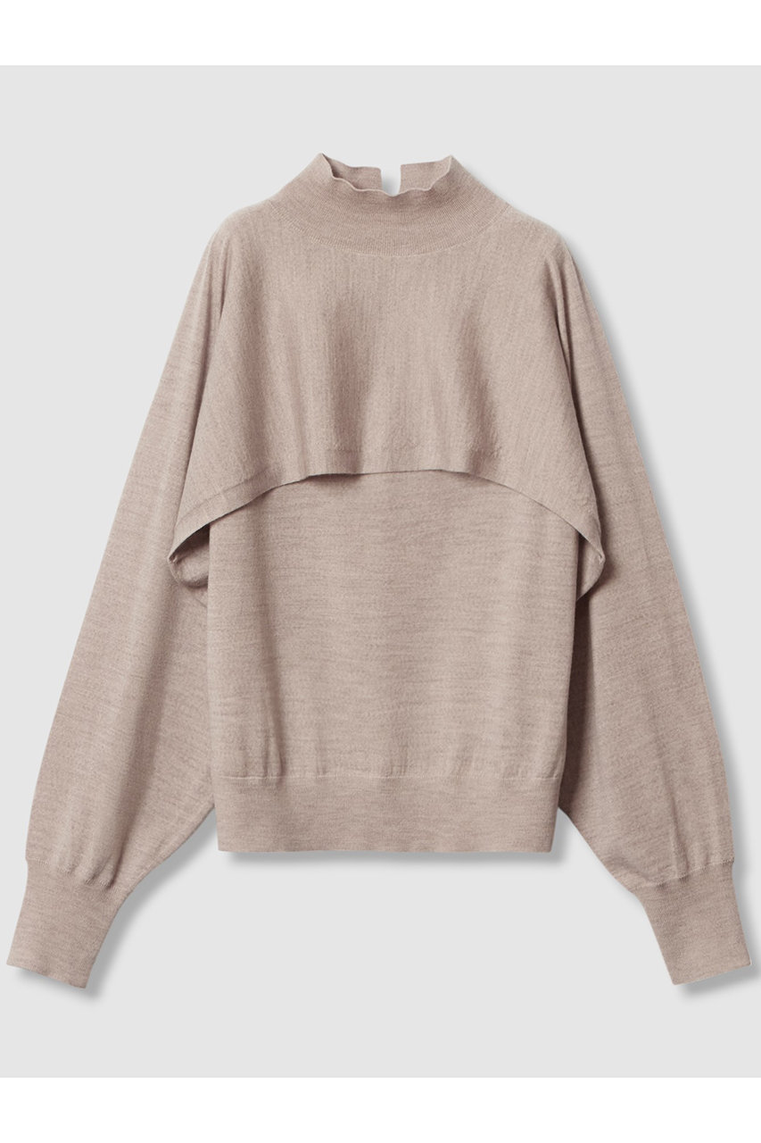 アナイ/ANAYIのエキストラファインメリノアンサンブルニット(ベージュ/10252816360-65-380)