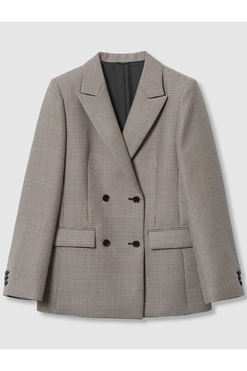 ANAYI ダブルクロスピークドジャケット (レッド系, 38) アナイ ELLE SHOP ANAYI ダブルクロスピークドジャケット (レッド系, 38) アナイ ELLE SHOP