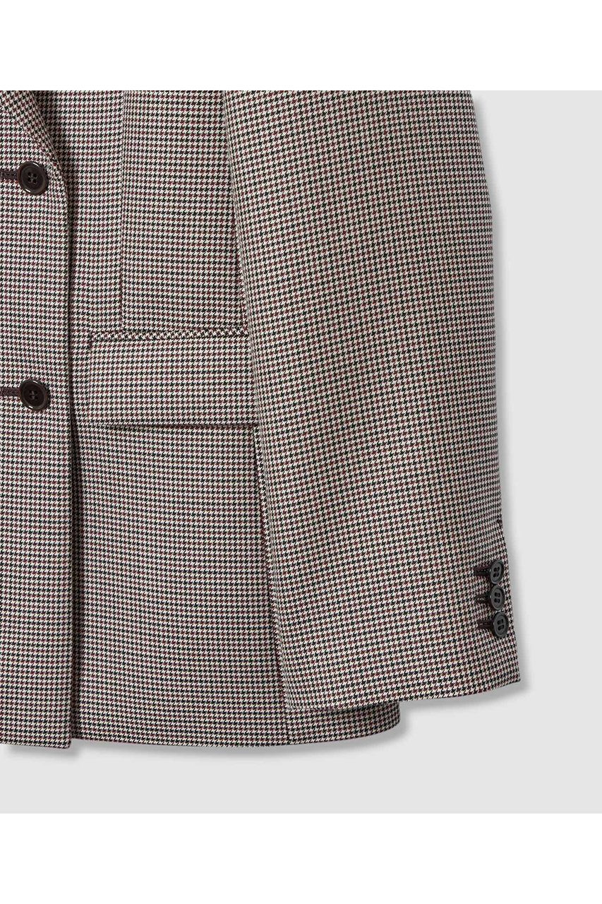 ANAYI(アナイ)｜ダブルクロスピークドジャケット/レッド系 の通販