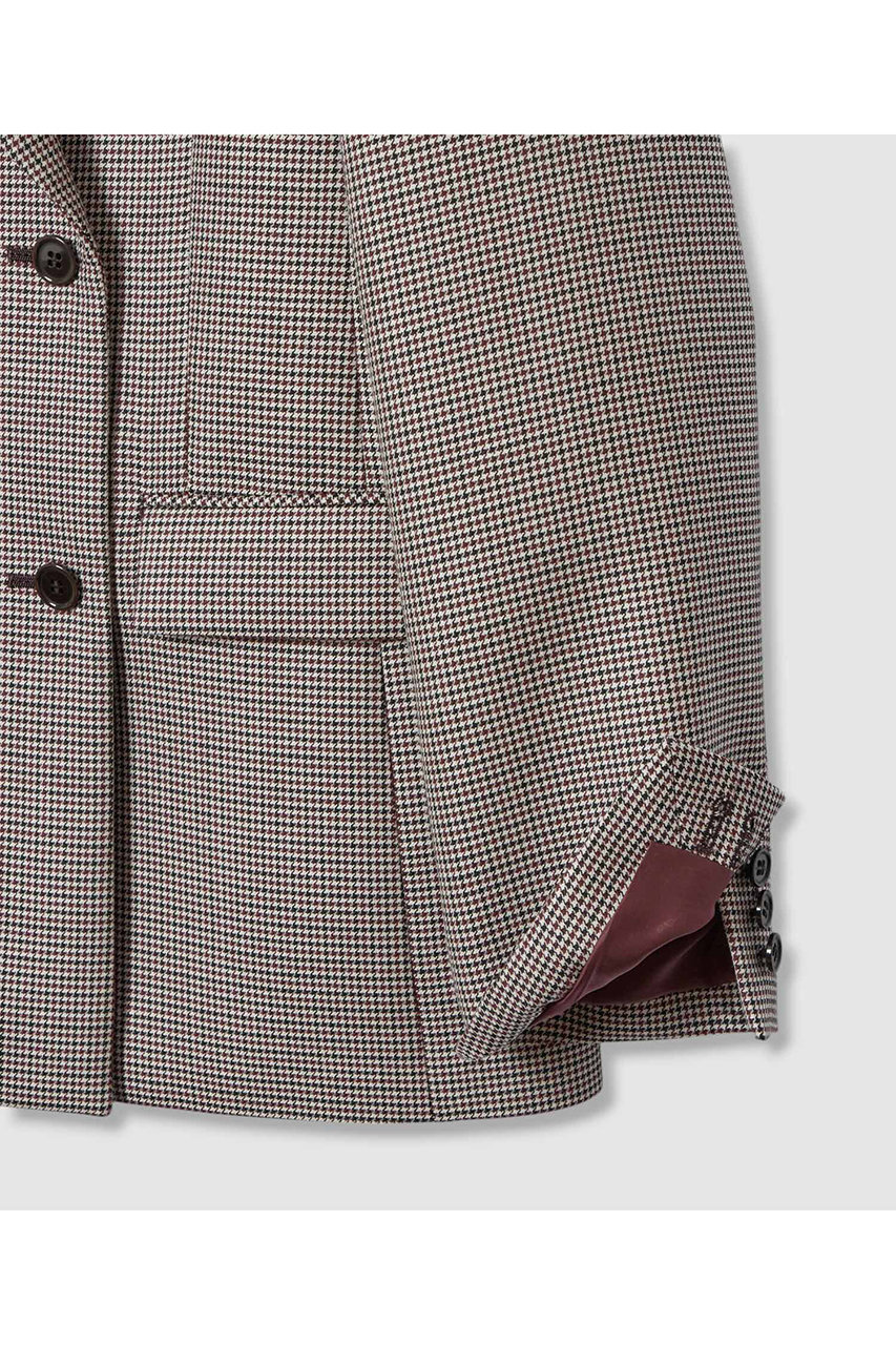 ANAYI(アナイ)｜ダブルクロスピークドジャケット/レッド系 の通販