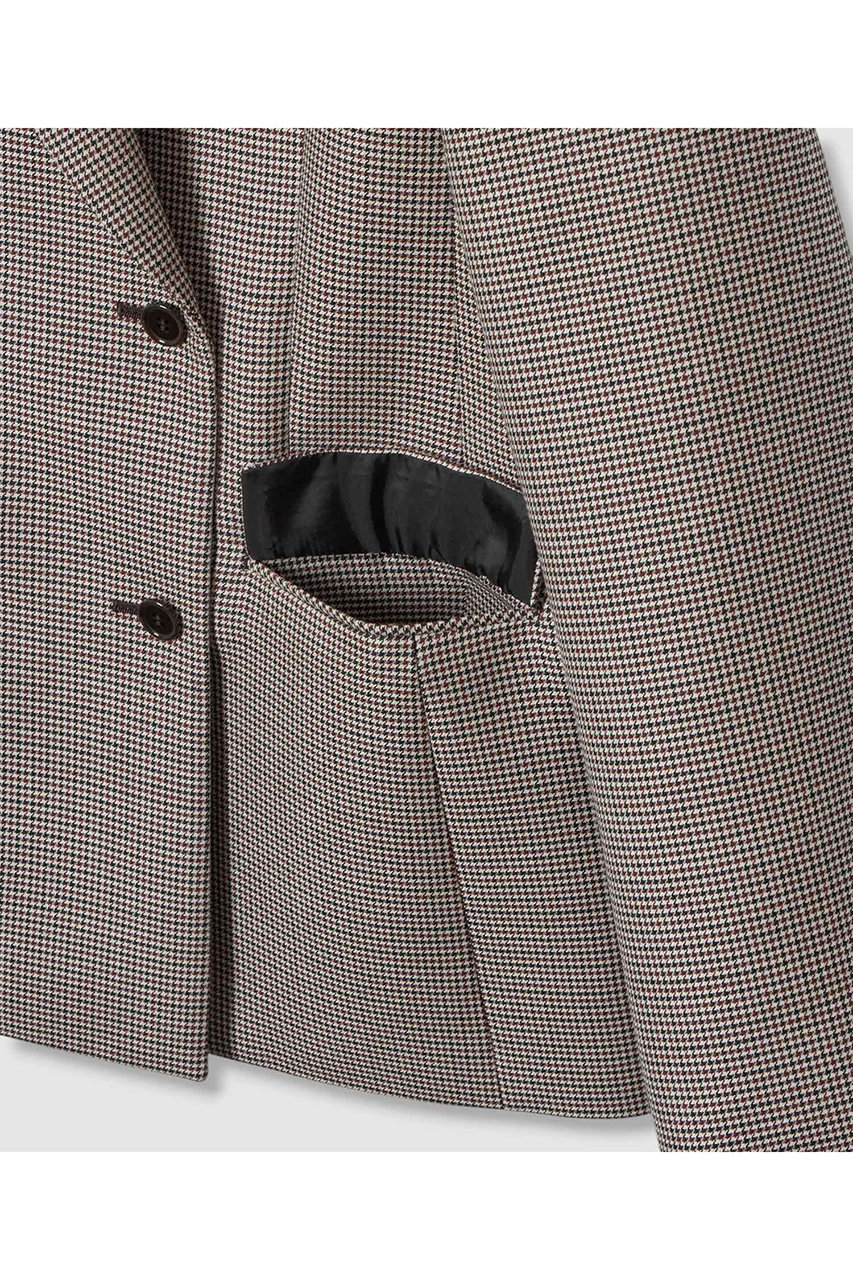 ANAYI(アナイ)｜ダブルクロスピークドジャケット/レッド系 の通販