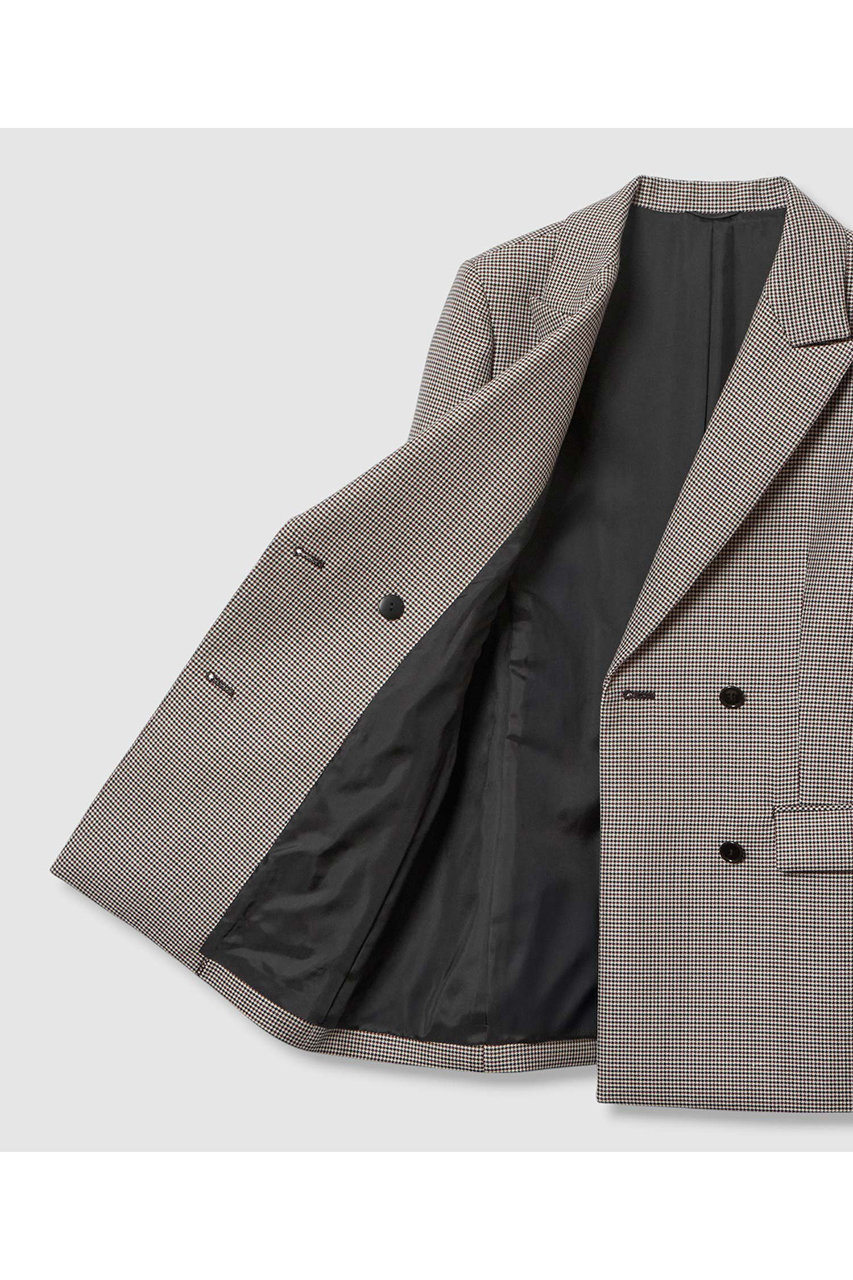 ANAYI(アナイ)｜ダブルクロスピークドジャケット/レッド系 の通販