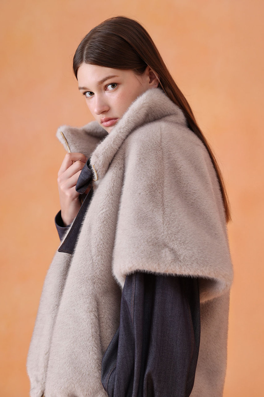 専用です。アナイ　フェイクミンクファージレ フェイクミンクファージレ（その他アウター）｜ANAYI（アナイ）の