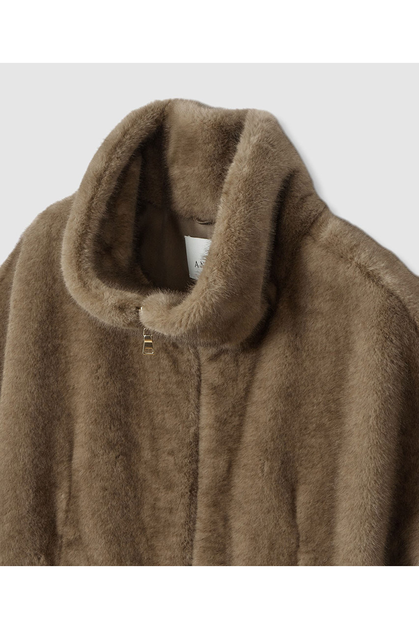 ANAYI(アナイ)｜フェイクミンクファージレ/モカ の通販｜ELLESHOP