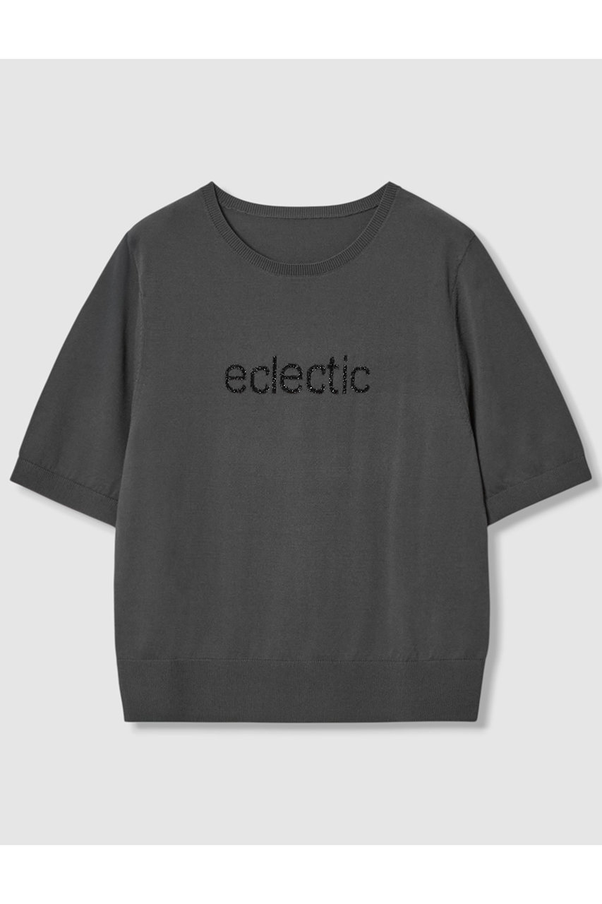 ANAYI ECLECTICロゴプルオーバー (チャコールグレー, 38) アナイ ELLE SHOP ANAYI ECLECTICロゴプルオーバー (チャコールグレー, 38) アナイ ELLE SHOP