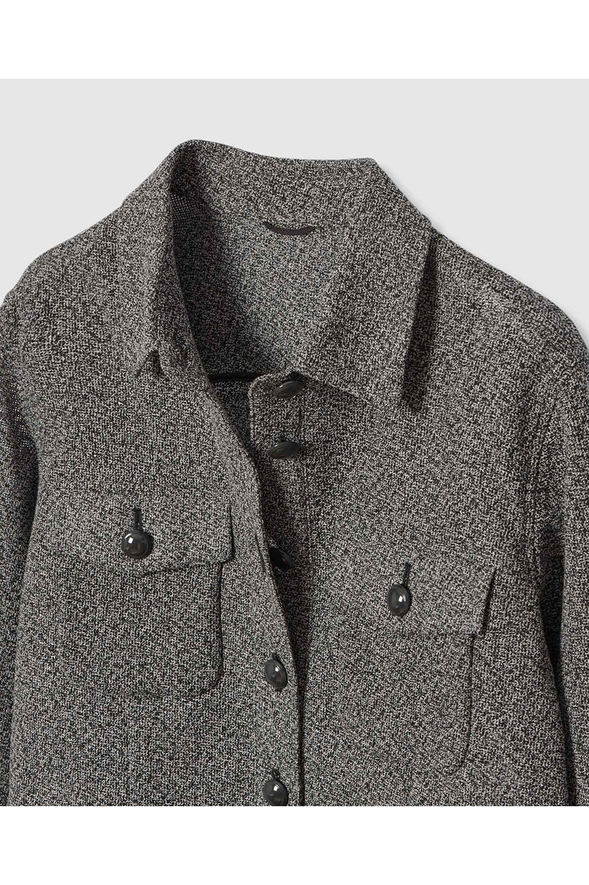 ANAYI(アナイ)｜ハードカラミステンカラーブルゾン/グレー の通販