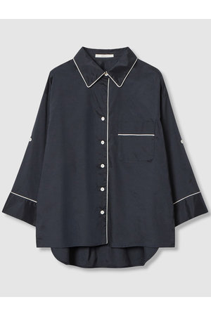 アナイ/ANAYIのブライトグログラン配色シャツ(110400/110403)