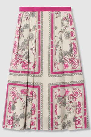 アナイ/ANAYIのスカーフプリントタックスカート(110700/110703)