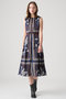 スカーフプリントタックワンピース アナイ/ANAYI