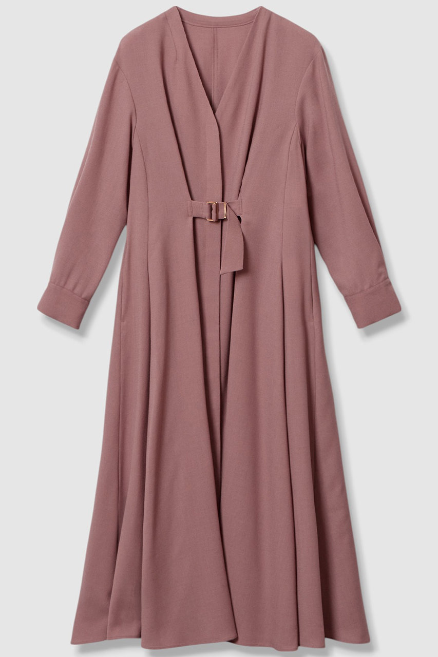 ANAYI ウールジョーゼットフロントタック ワンピース (ピンク, 38) アナイ ELLE SHOP ANAYI ウールジョーゼットフロントタック ワンピース (ピンク, 38) アナイ ELLE SHOP