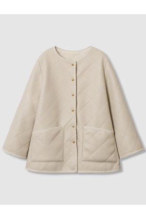 アナイ/ANAYIのフェイクムートンキルティングコート(110900/110902)