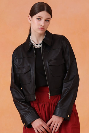 ANAYI アナイ フード付きブラックジャケット ANAYI｜アナイのジャケット通販｜ELLE SHOP (エル・ショップ)