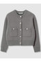 ウールブークレブルゾン カーディガン アナイ/ANAYI グレー