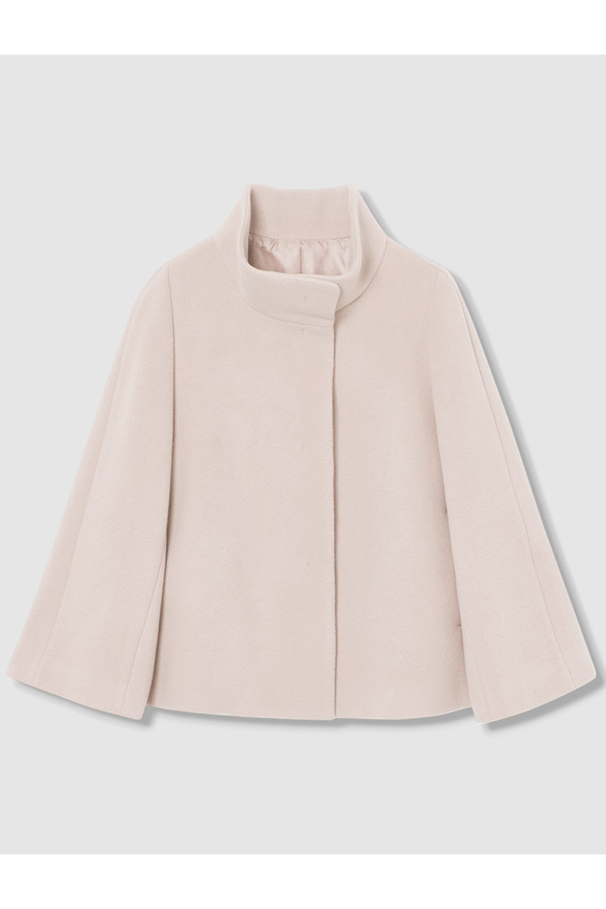 ANAYI ウールビーバーショートコート (ピンクベージュ, 36) アナイ ELLE SHOP ANAYI ウールビーバーショートコート (ピンクベージュ, 36) アナイ ELLE SHOP