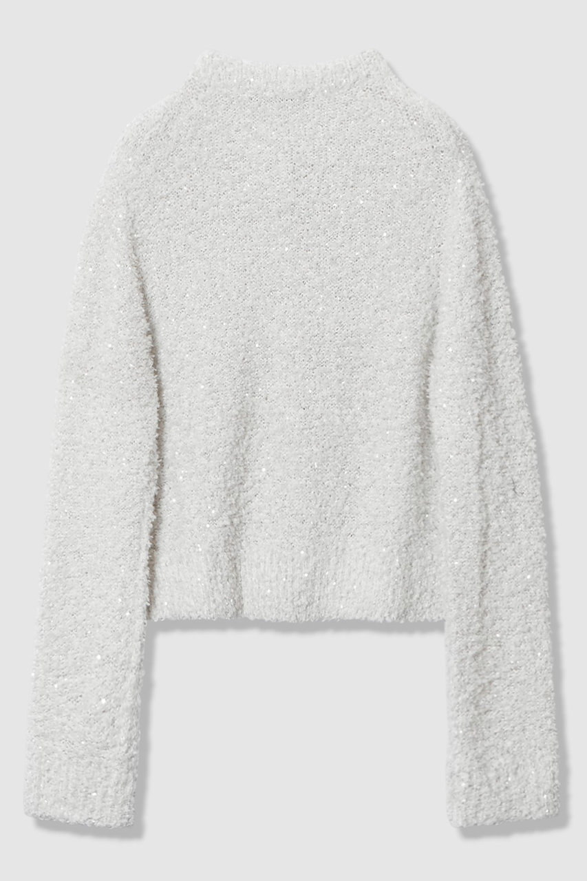 ANAYI(アナイ)｜スパンコールモールクルー カーディガン