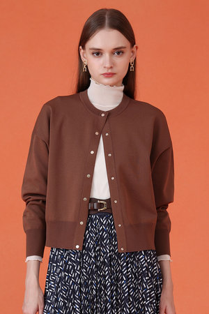 アナイ/ANAYIのドット釦ブルゾン カーディガン(110300/110303)