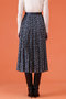 リッププリントプリーツ スカート アナイ/ANAYI