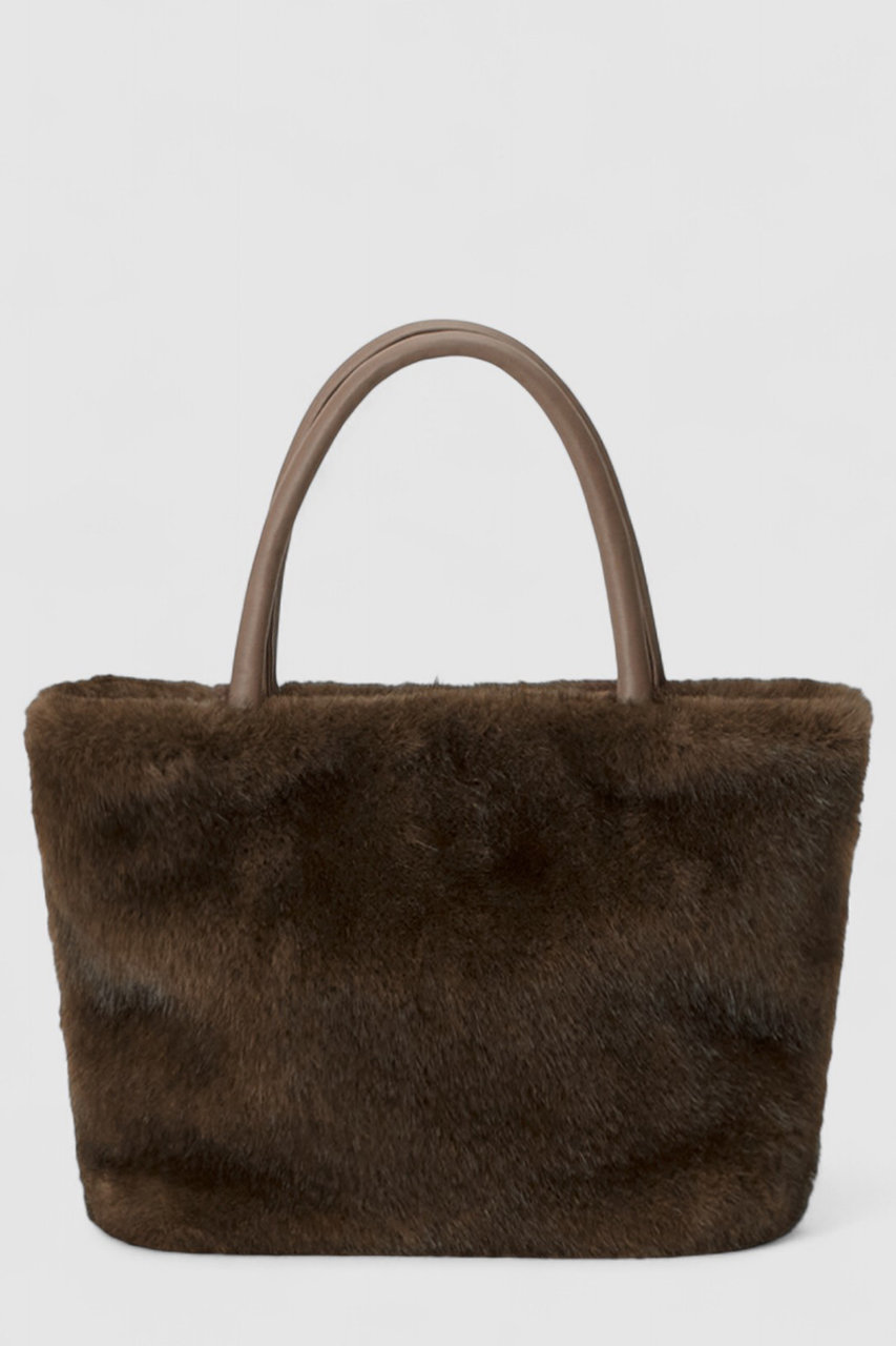 フェイクファーハンドバッグ