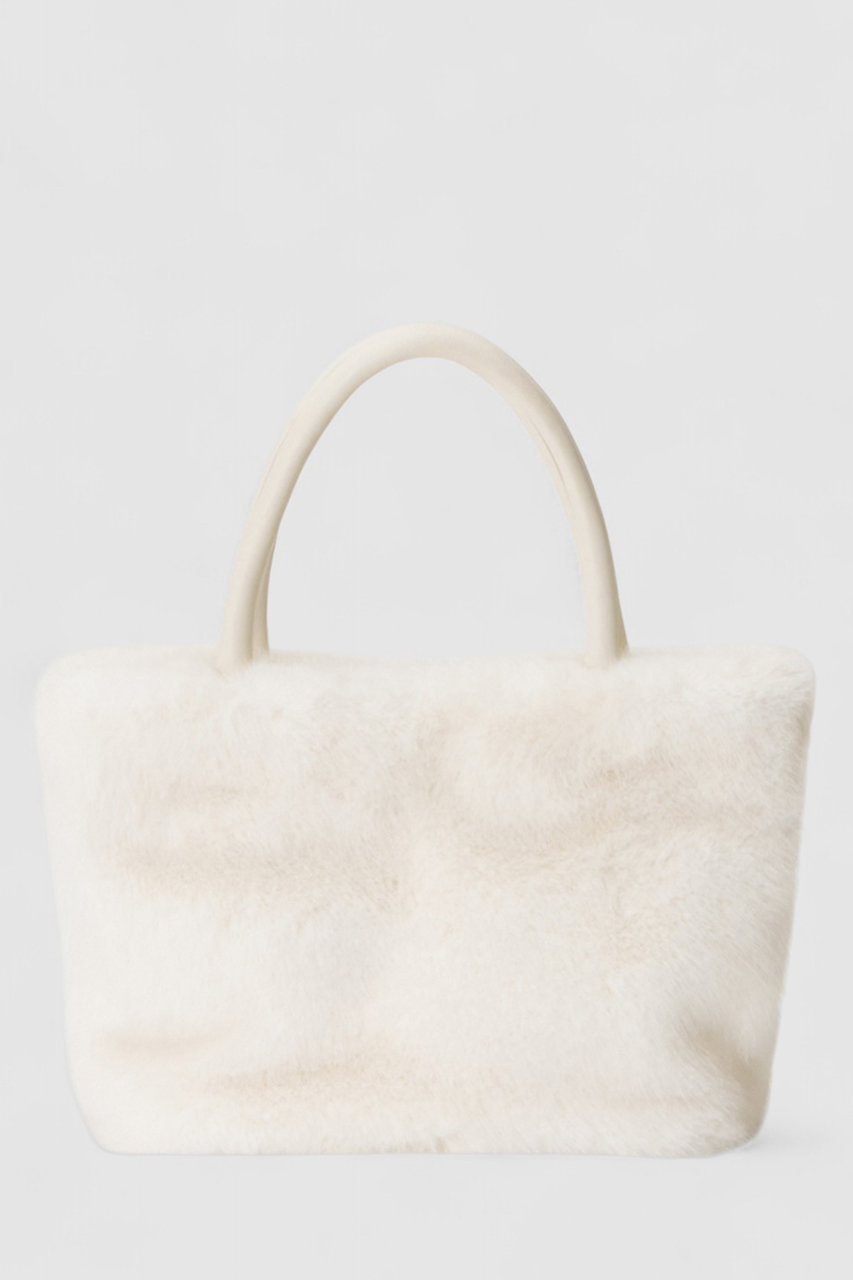 フェイクファーハンドバッグ