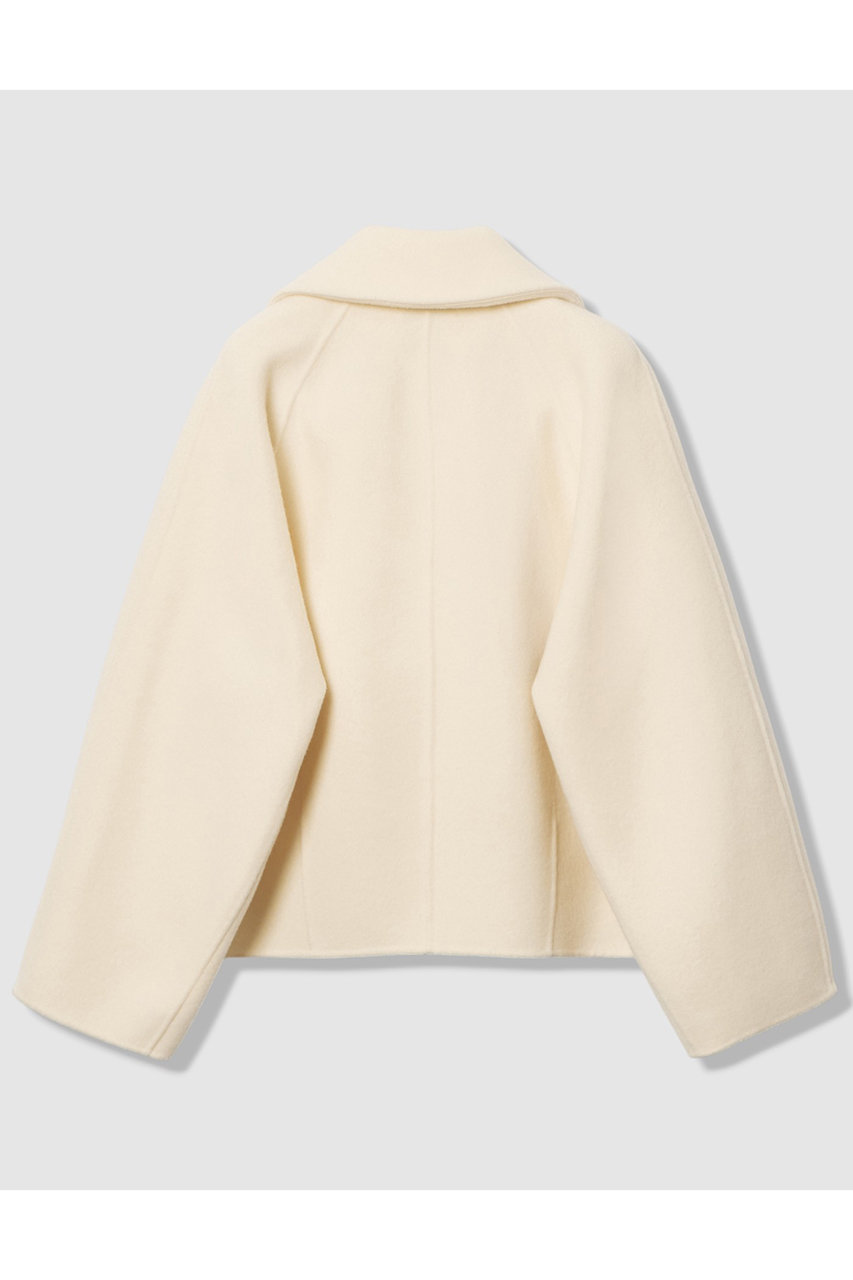 ANAYI(アナイ)｜シャギーリバーショートコート/ホワイト の通販