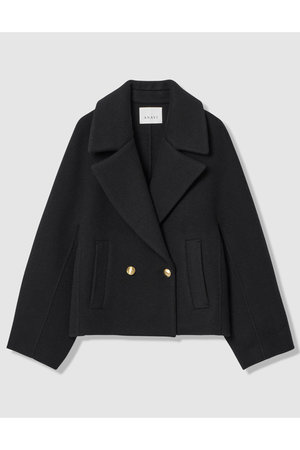 ANAYI アナイ アンゴラ混 ショートコート M ホワイト ANAYI｜アナイの