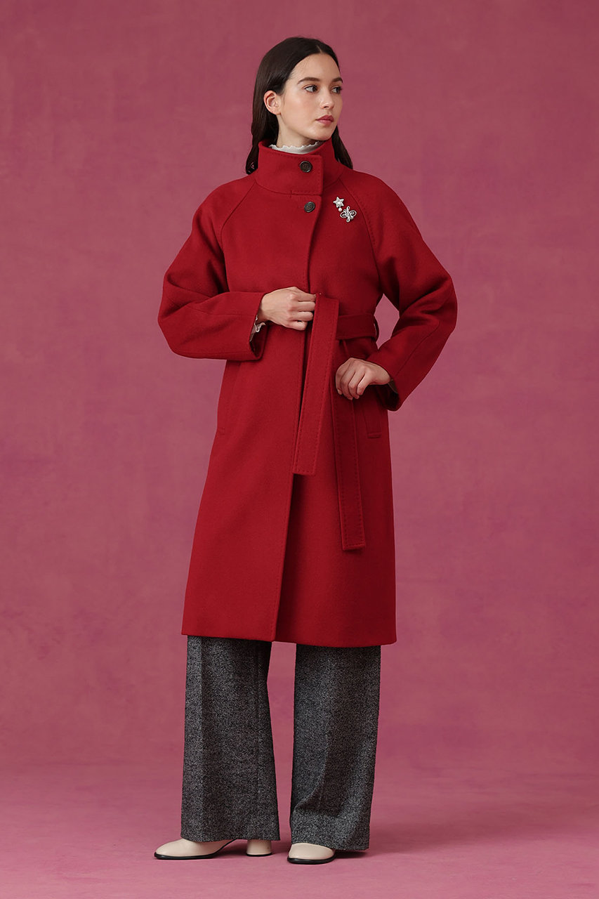 【美品】ANAYI カシミヤ100% スタンドカラー ロングコート 36 カシミヤ混スタンドカラーコート|ANAYI OFFICIAL ONLINE STORE｜アナイ