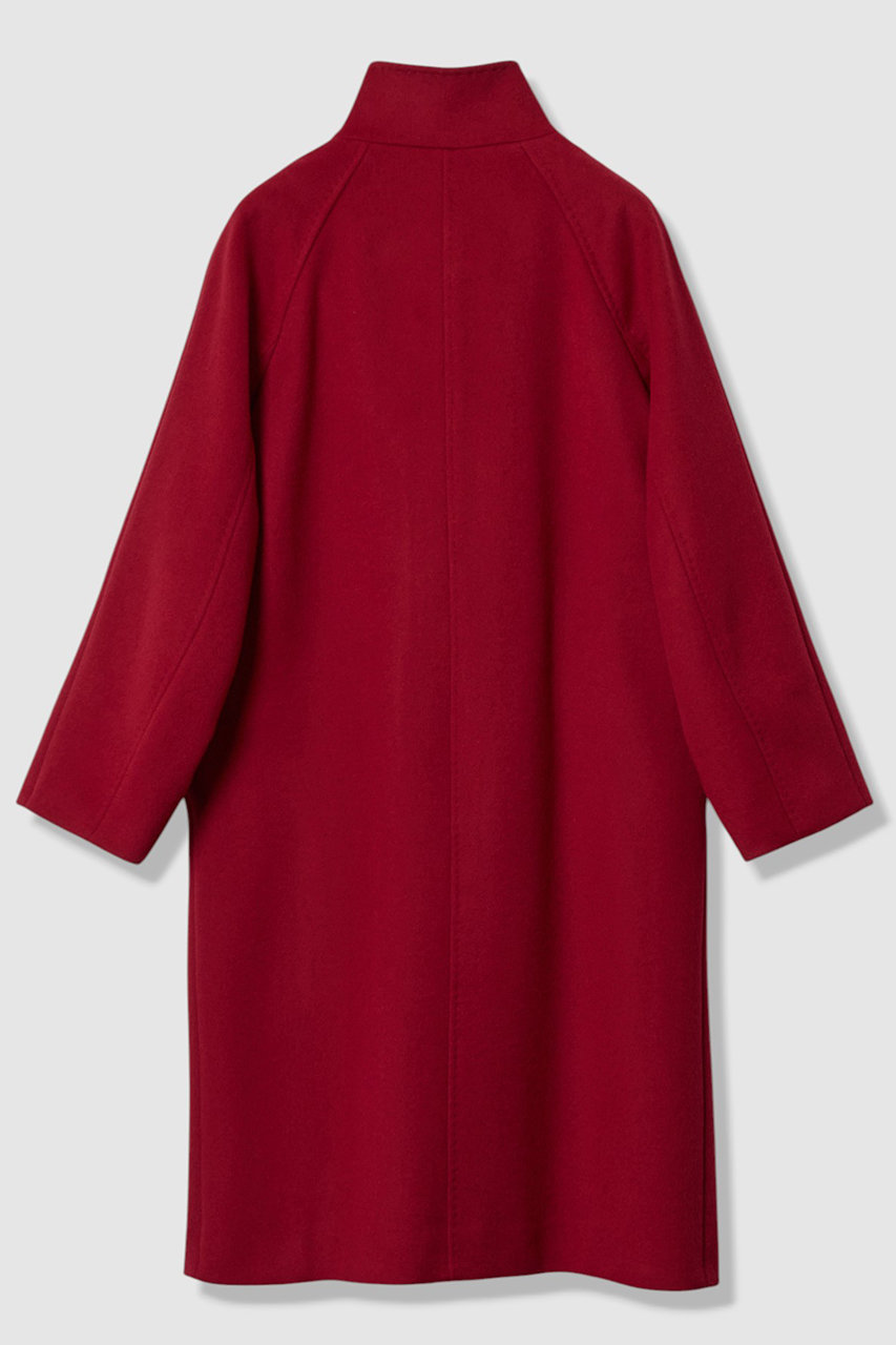 ANAYI 赤 ロングコート ANAYI(アナイ)｜【予約販売】カシミヤスタンドカラーコート