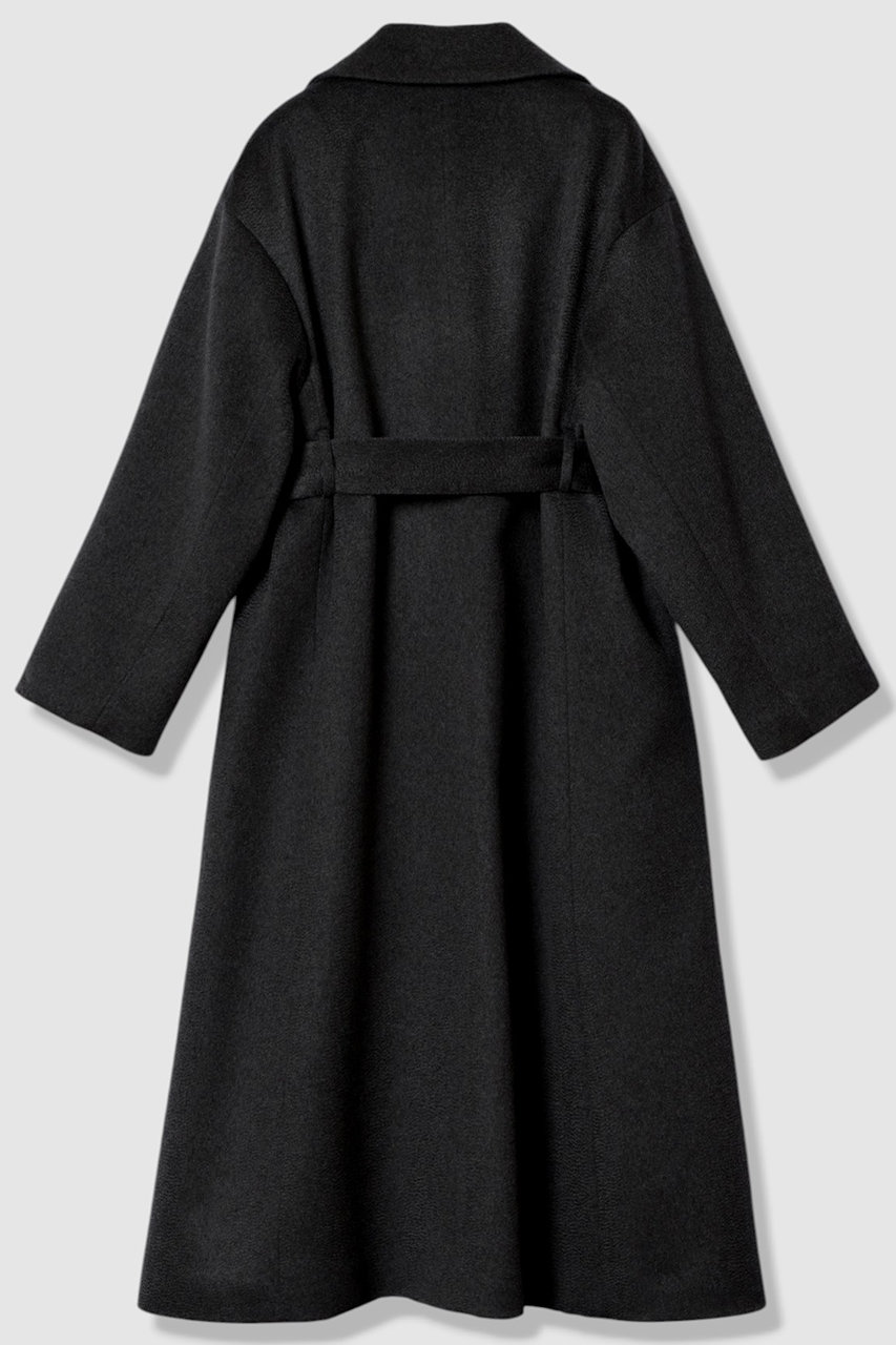 ANAYI(アナイ)｜カシミヤステンカラーコート/ブラック の通販