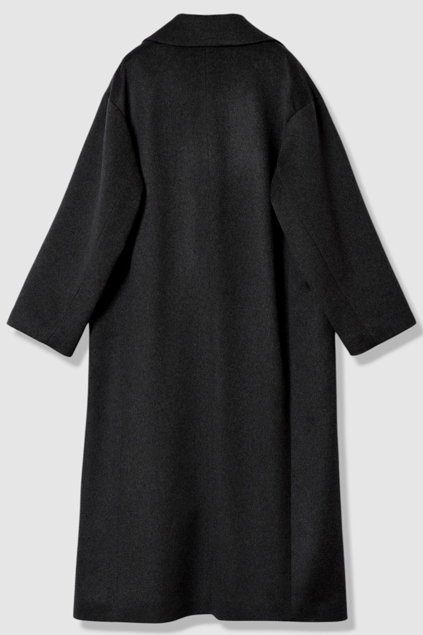 ANAYI(アナイ)｜カシミヤステンカラーコート/ブラック の通販