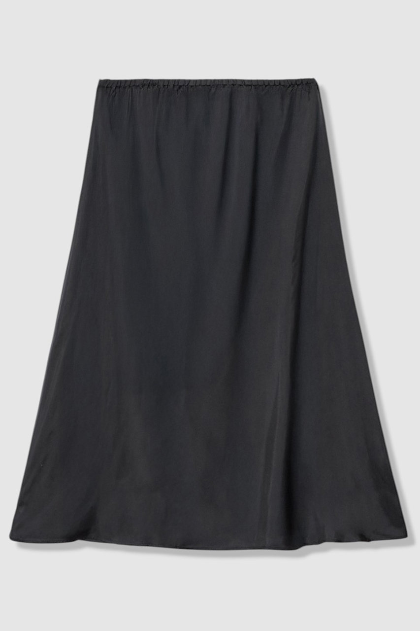 ANAYI(アナイ)｜ウールジョーゼットカシュ ワンピース/ネイビー の通販